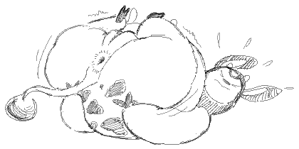 molelogic_'s tweet photo. Miltanks are surprisingly agile and flexible, but it's also fun to draw them being tubby and clumsy https://t.co/cHHnGzSzrm