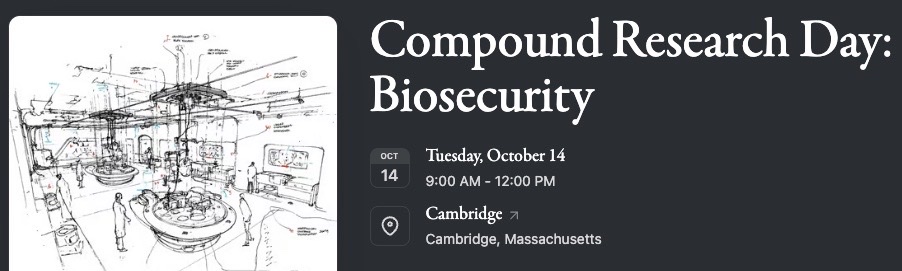 shelbynewsad's tweet image. In a world of increasing scientific legibility, the resurrection of diseases like Measles, and the potential for man-made outbreaks, something must be done.
At @CompoundVC , we've been obsessed with biosecurity for years. We've written extensively about how pathogens can be…