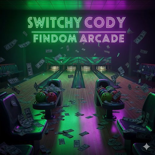 SwitchyCody's tweet photo. Who is ready to go bowling tonight with a Findom Twist? Your wallet is not safe in this arcade!! DM for details, see you there 🥵 #Findom #FindomFun #FindomGames https://t.co/OujinEWn3i