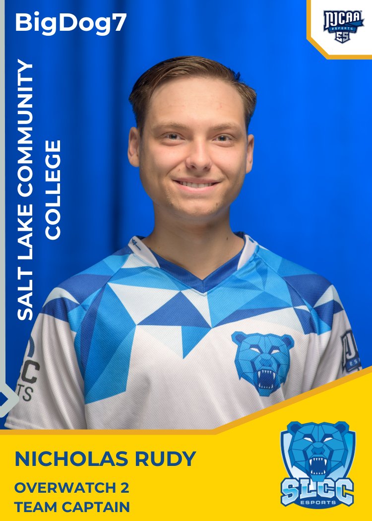 slccesports's tweet photo. Tonight, we want to highlight our Varsity Overwatch 2 Team Captain! BigDog helped shape our Overwatch team since the beginning. A Top 500 tank who has earned many regional and national placements! #njcaaemediaweek #njcaaemediadays #slccesports #njcaae
@NJCAAe 
@slccesports https://t.co/0ZMwydJads