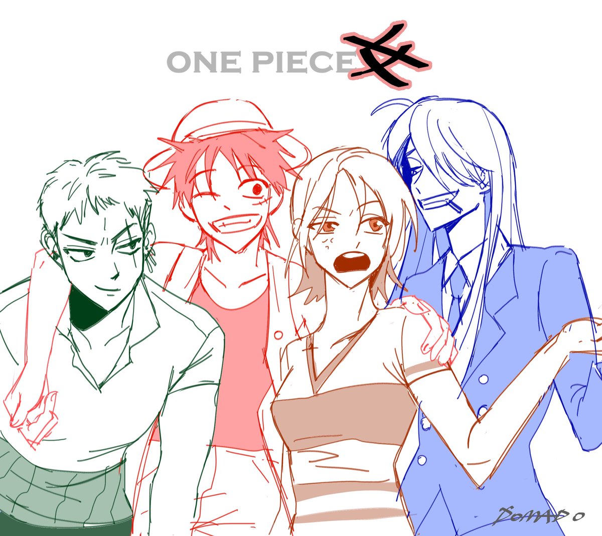 최근에 넷플 원피스 실사판을 보고 젠더프리의 필요성을 느꼇습니다.
그래서 다 여자로 만들어왔습니다.^^