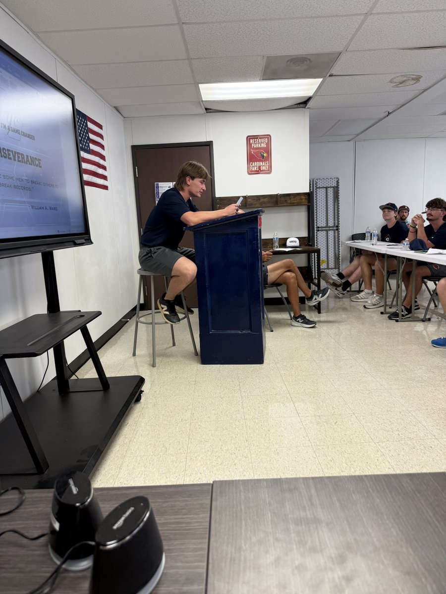 Culture Wednesdays

Word: Perseverance

Coach Eubank leading the boys thru Week #4!

Senior Spotlight: Kris Winebarger

Kris talked about how much he looks up  to our coaching staff for being good role models and how the good Lord is his hero for always being there for him.