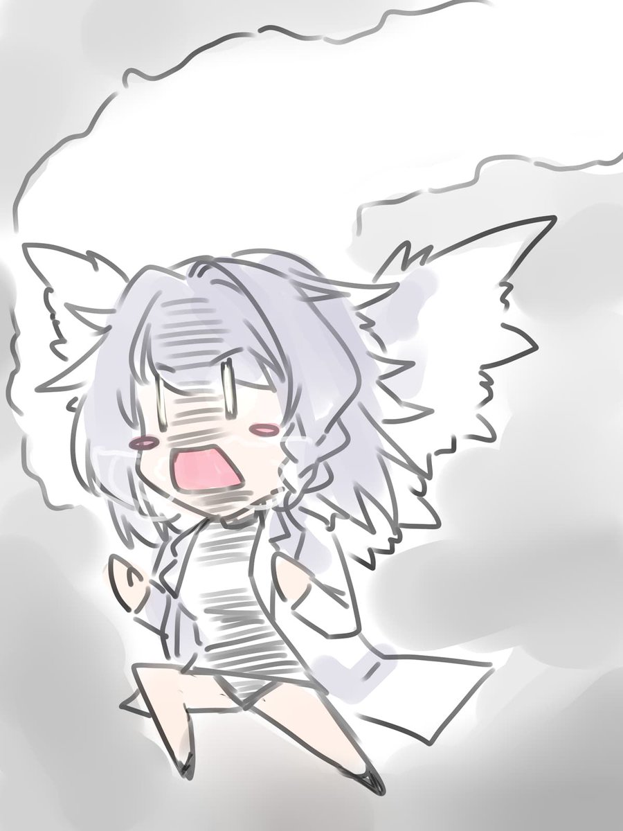 #見た人もなにか無言で羽根付の何かをあげる 