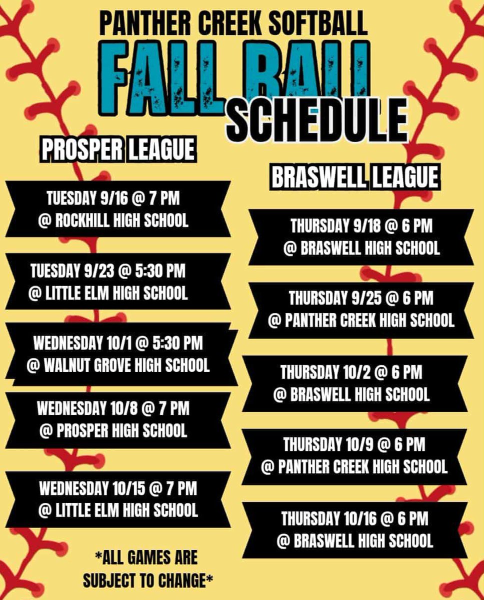 Here we go!  Fall ball this year x2!  <a href="/pchsfriscosb/">@PCHSsoftball</a>   Have fun ladies!