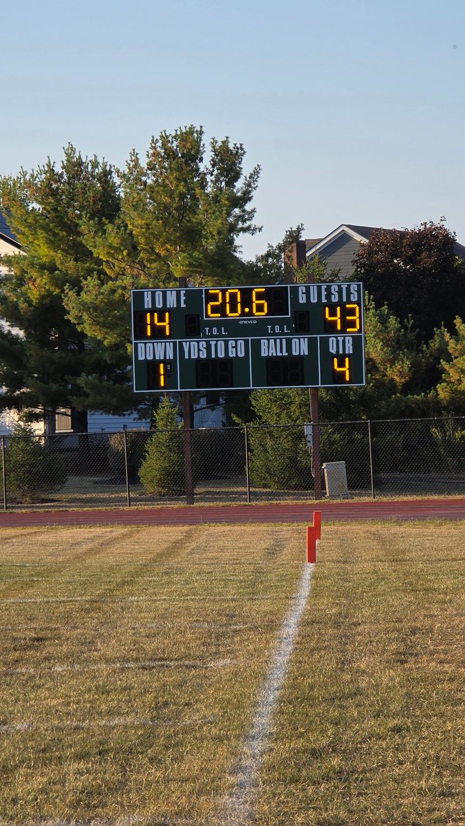 Eagles bounce back with a big win over Karrer 43-14 and move to 4-1 on the season!!!