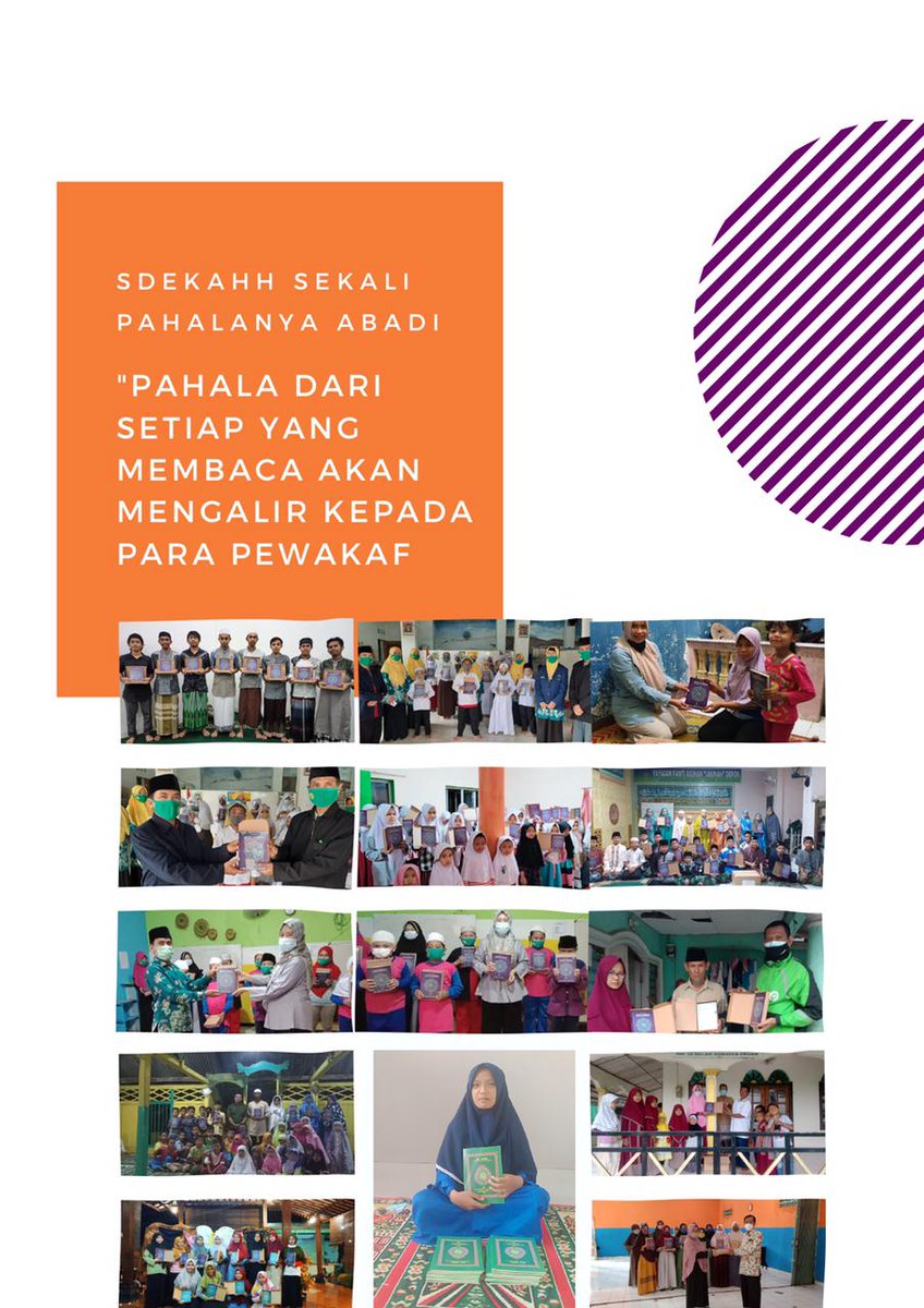 tyaramdhan92's tweet photo. Bismillah

Sedekahnya kecil pahalanya terus mengalir hingga Yaumil akhir membantu memberantas buta huruf Al Qur'an

Wakaf Al Quran 50Rb
Wakaf Juz Ammah 10Rb

Untuk konfirmasi  https://t.co/ITbRF3f0kb

Rek Wakaf 
Bank BRI  
094601051607532
Yayasan Sahabat Gomil Peduli Yatim https://t.co/p0Xroy1fJW