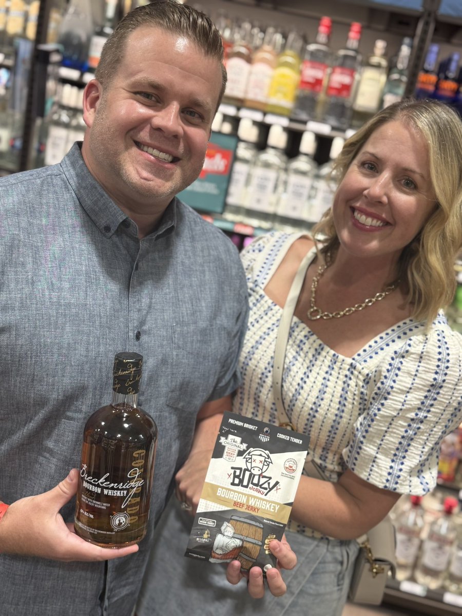 #bourbon #beefjerky @ <a href="/TotalWine/">Total Wine & More</a> for the #win w/ <a href="/breckdistillery/">Breckenridge Distillery</a>