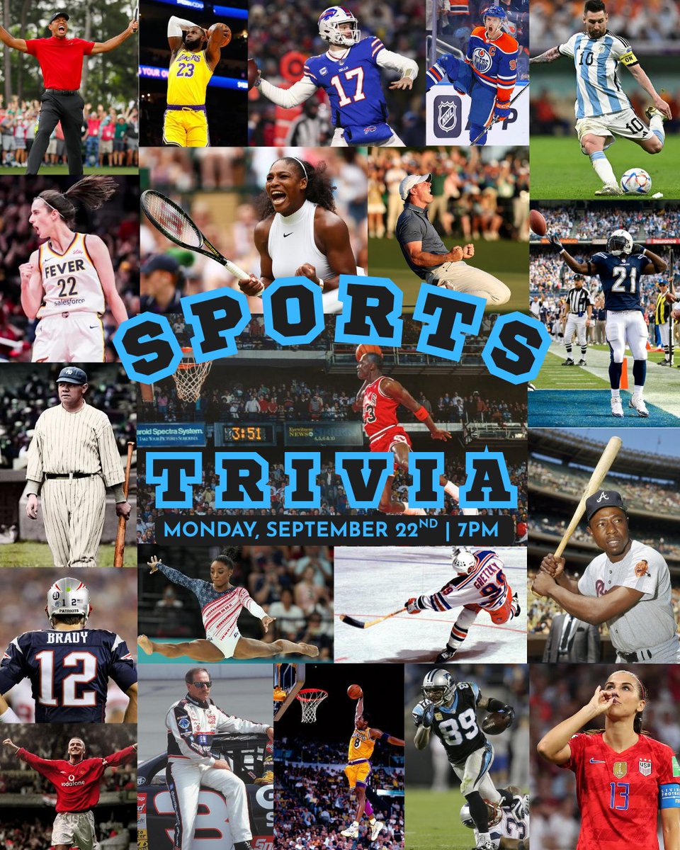 MONDAY: for all my sports fans in Charlotte -Sports Trivia at Vaulted Oak Brewing! 

instagram.com/p/DOeIbbmEbl-/