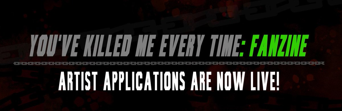 We have a goal of reaching at least 50 contributors to participate in the BTD fanzine. Even if you don't personally believe you're "good enough--" please apply! We want to get you involved in this project!

ykmetfanzine.carrd.co
#btd #boyfriendtodeath #ykmetstrade