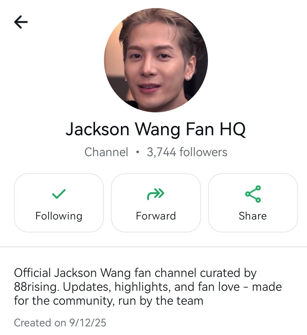 PJackonly's tweet photo. อ่า!! สรุปคือ เป็นช่องแฟนคลับอย่างเป็นทางการของ #JacksonWang สร้างโดย 88rising ที่จะคอยอัปเดต ไ���ไลท์ และแสดงความรักจากแฟนๆ - เพื่อชุมชน (คนรักแจ็คสัน)  และดูแลโดย ทีมงาน

หวังว่า แจ็คสันจะแวะมาเล่นบ้างนะ ❤️ https://t.co/lTDDb1J867