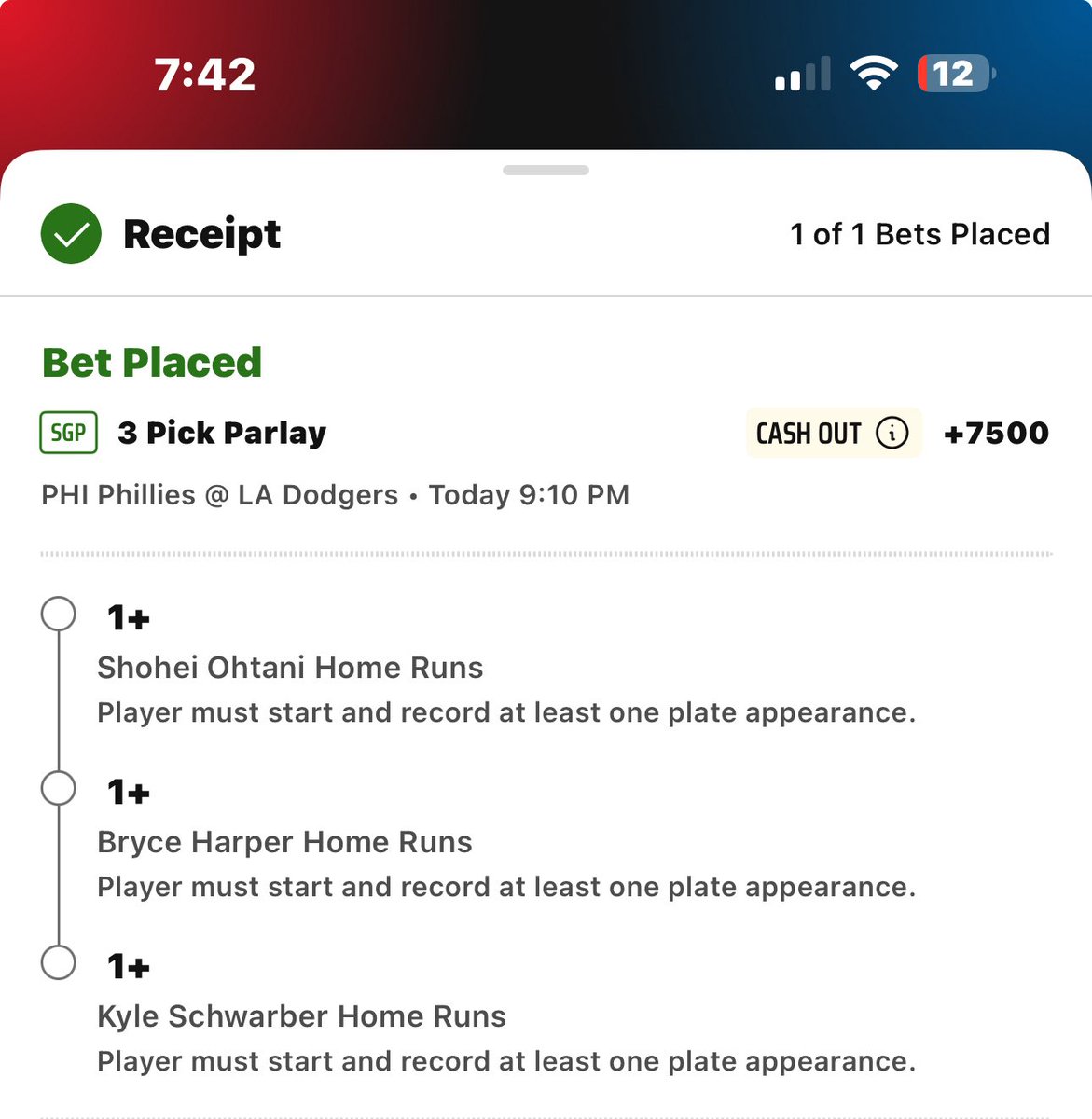 ⚾️WILL FLY💥TONIGHT🌚