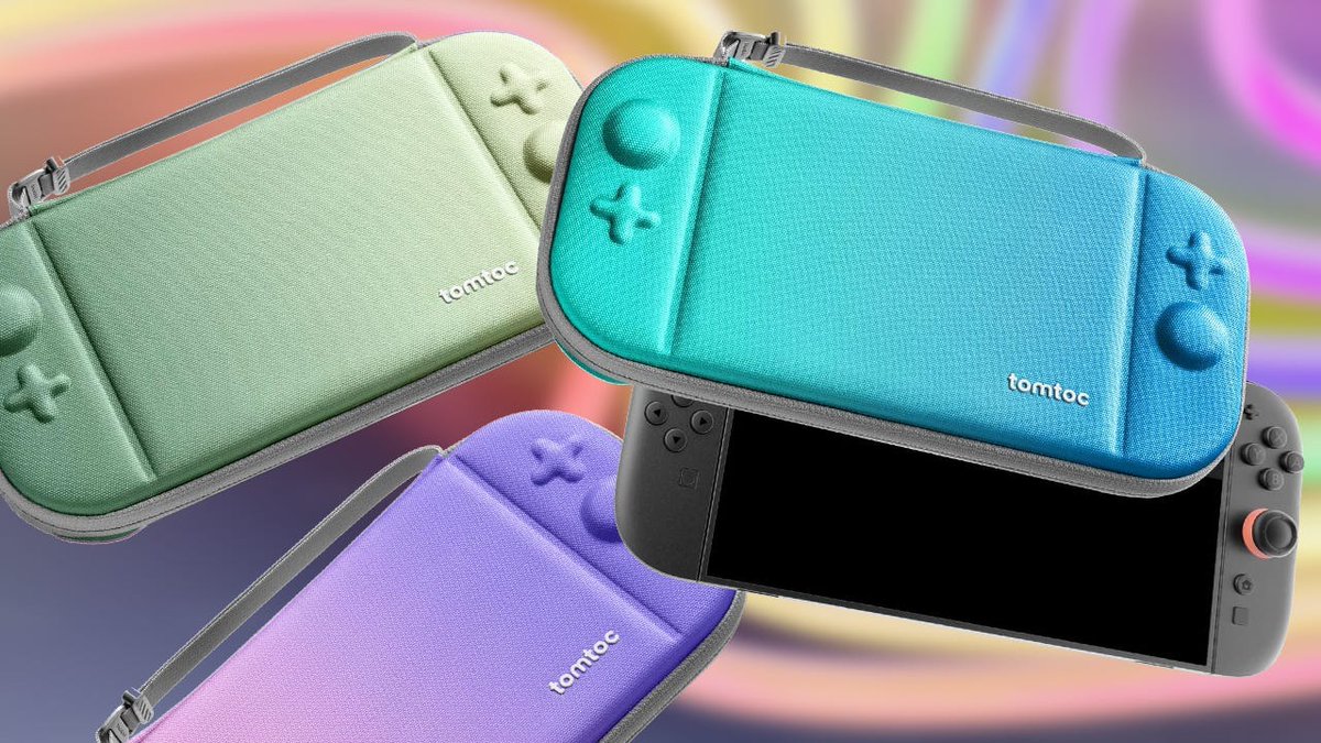 Save 20% off one of the best cases for the Nintendo Switch 2.

The Tomtoc Slim also has several different colors: bit.ly/3K1eU95