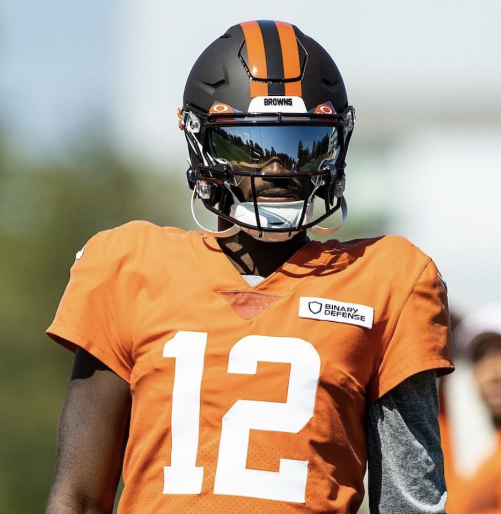 Alpha Dawg helmets are fire 🔥 #Browns