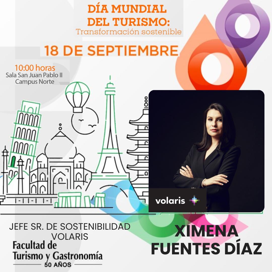 #DíaMundialDelTurismo Responsable de Sostenibilidad Corporativa en <a href="/viajaVolaris/">Volaris</a> .
Integra criterios ASG e impulsa igualdad social para hacer de la aviación un sector más sostenible .
No te pierdas su participación este #18Sep.