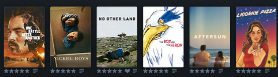 five-star movies since the last PTA