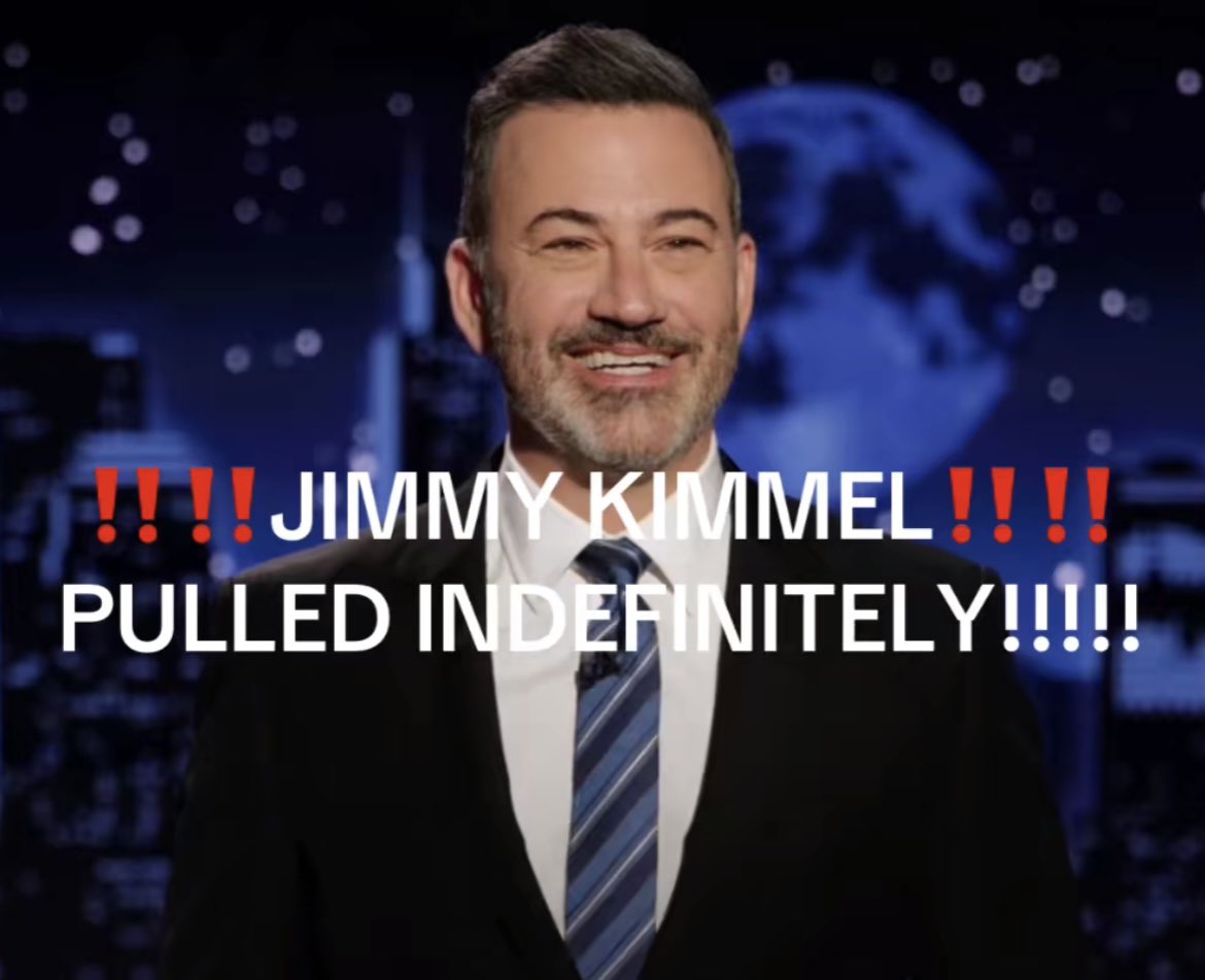 bluhue123's tweet image. Do you stand with Jimmy Kimmel?

Yes or No