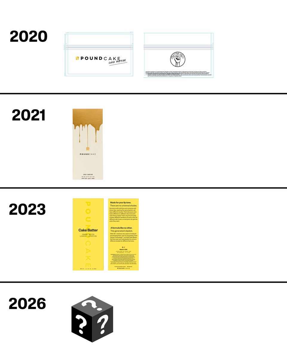 poundcake's tweet image. We continue evolving and appreciate you all being on this journey with us 💛.

Different packaging, but the same quality products we know you love. We can’t wait to show you what’s coming next!