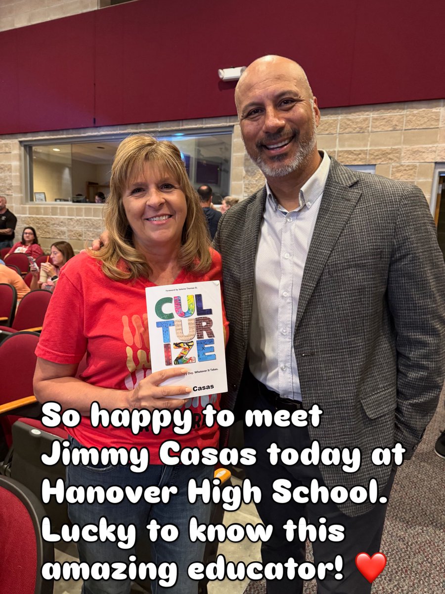 dckep's tweet photo. Feeling lucky that I got to visit with @casas_jimmy today at our inservice.  Thanks for spreading your inspiration with Hanover educators today!! https://t.co/rAqnG030bb