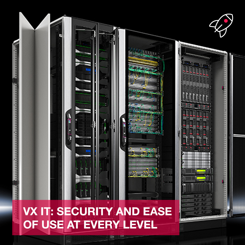 Keeping IT systems secure is critical but it shouldn’t slow you down. Rittal’s VX IT makes it possible to protect your infrastructure while staying efficient.
👉 Find out how VX IT can protect your IT environment, download brochure hubs.li/Q03JS-780