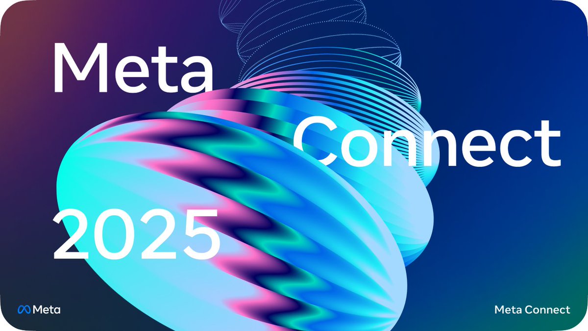 RealityLabs's tweet image. Meta Connect 2025: The Evolution of AI Glasses, Metaverse Momentum, &amp;amp; More meta.com/blog/connect-2…