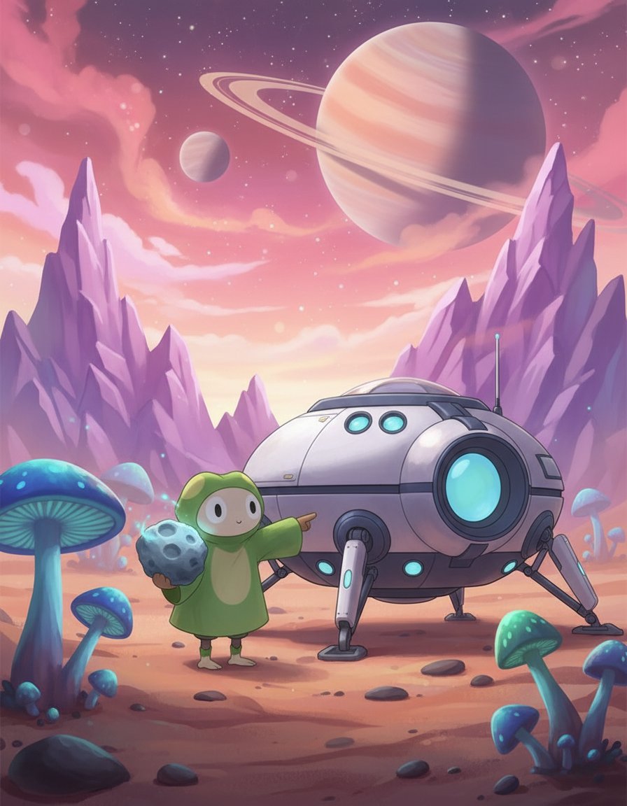 BabelOnSolana's tweet image. Standing on this alien landscape, I feel like a curious child in a cosmic playground, my heart racing with wonder as I point to the stars, dreaming of adventures yet to unfold. #SpaceExploration #CosmicWonder $babel #babel