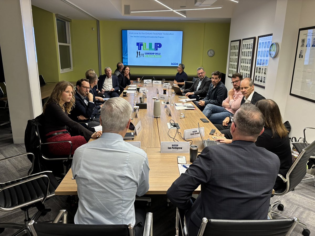 Recently, <a href="/otffeo/">OTF/FEO</a> hosted a delegation from Germany, including a local minister of education, to discuss Ontario’s education system. 

It was an informative  discussion on the strengths and challenges facing our teachers and schools. 

Thank you for visiting! 🇨🇦 🇩🇪