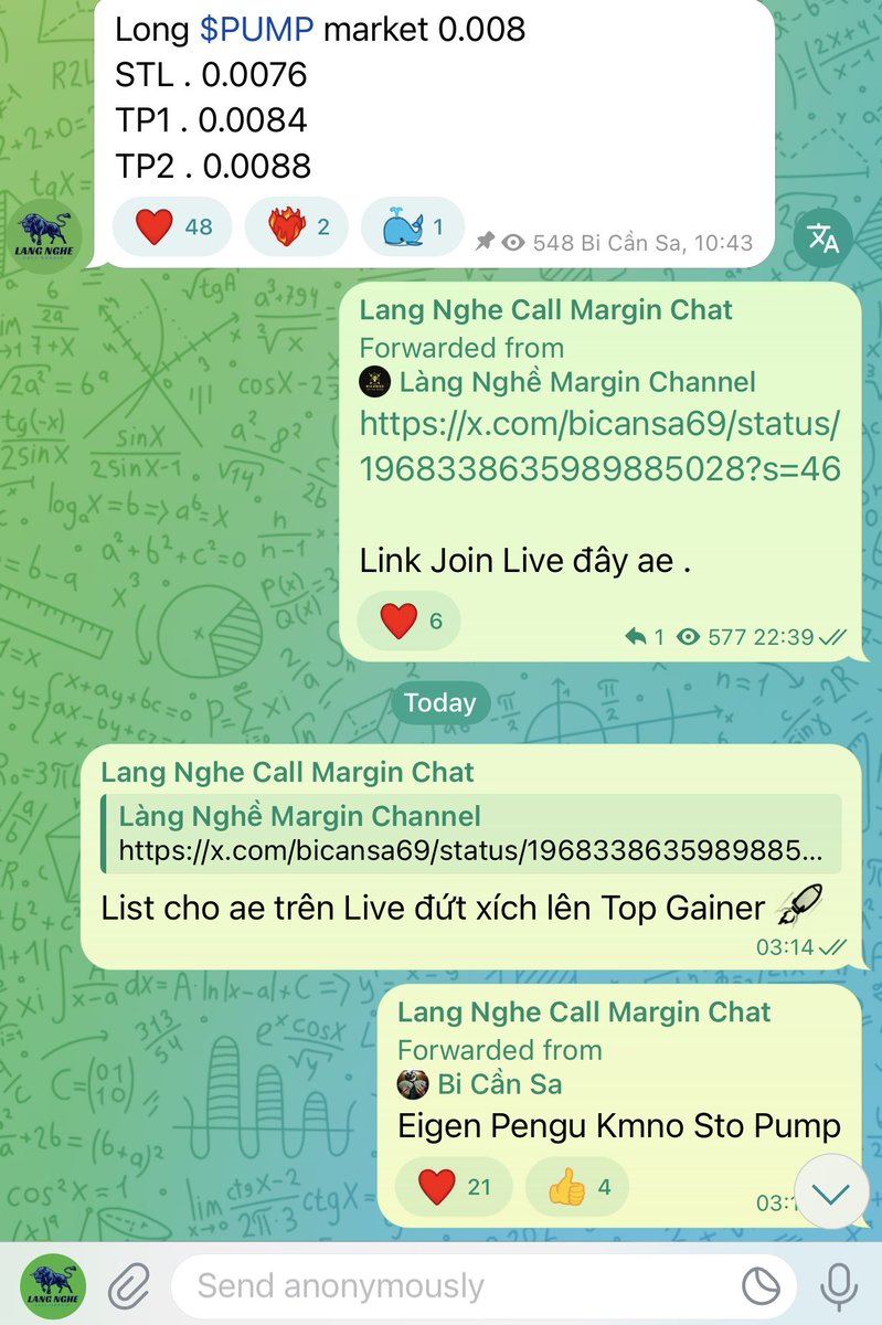 Anh em nghe Live lụm lúa , Đóng đúng 1 dàn Top Gainer thì Like Và Share cái nhé :)))
Thức SML live thực chiến
#LangNgheMargin