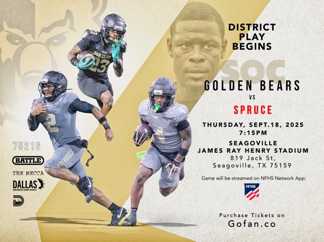 District Play Begins Tomorrow❕

#TheMecca | #GCOYK
