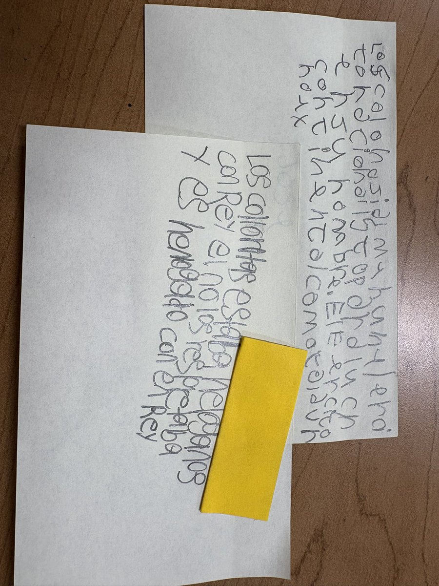 Perez_Cristina2's tweet image. While practicing RACE in our class I could not help but feel a proud of these two special jaguars. Are their answers perfect race? No. Are these legible? No. But did they try? ABSOLUTELY. And from the little I can read, they are on the right track! #aldinestory @drgoffney #sped