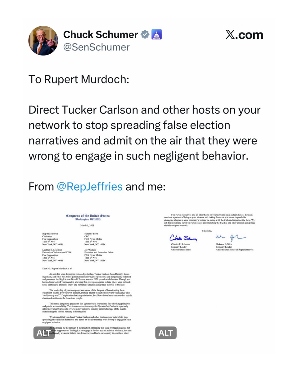 <a href="/SenSchumer/">Chuck Schumer</a> This you?