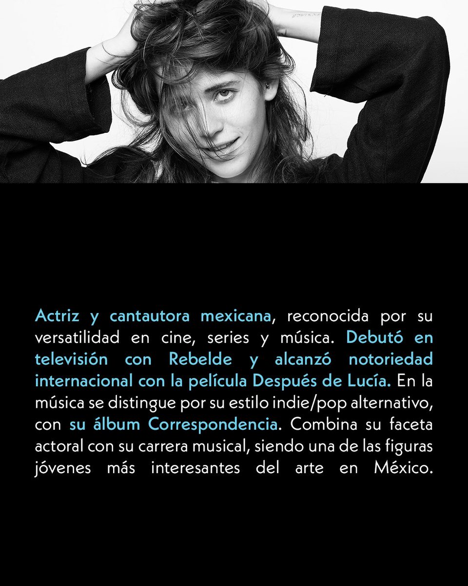 🌹Talento, versatilidad y una voz generacional distinguen a <a href="/Tessa_ia/">Tessa Ía</a> , actriz y cantante mexicana que ha conquistado tanto el cine como las plataformas digitales.

En esta edición #Infinito es invitada especial y nos acompañará en la proyección de Cafe Chairel, su última cinta.