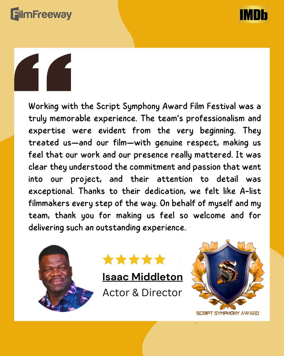 ScriptSaward's tweet image. 🌟 We’ve truly enjoyed reviewing Isaac Middleton’s amazing work, &quot;Card Game&quot;!🌟

🙏A huge thank you for being a remarkable part of our festival family. Your passion and creativity have made a lasting impact!
#SSA #Winner #indiefilm #indiefilmmaking #CardGame