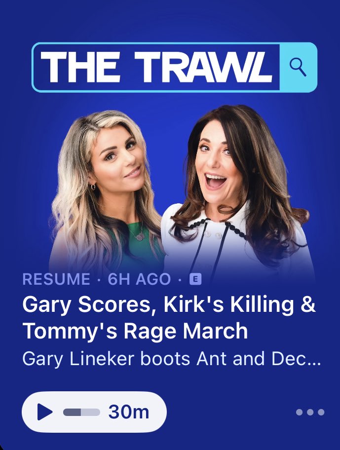 Charlie Kirk murdered
Grief weaponised
Free speech suddenly… conditional.

Then to London

Where Tommy Robinson &amp; Musk front Britain’s bleakest showcase of how disinformation warps reality

This week on The Trawl, we untangle the lies &amp; marvel at how low the bar can go

Listen👇🏽