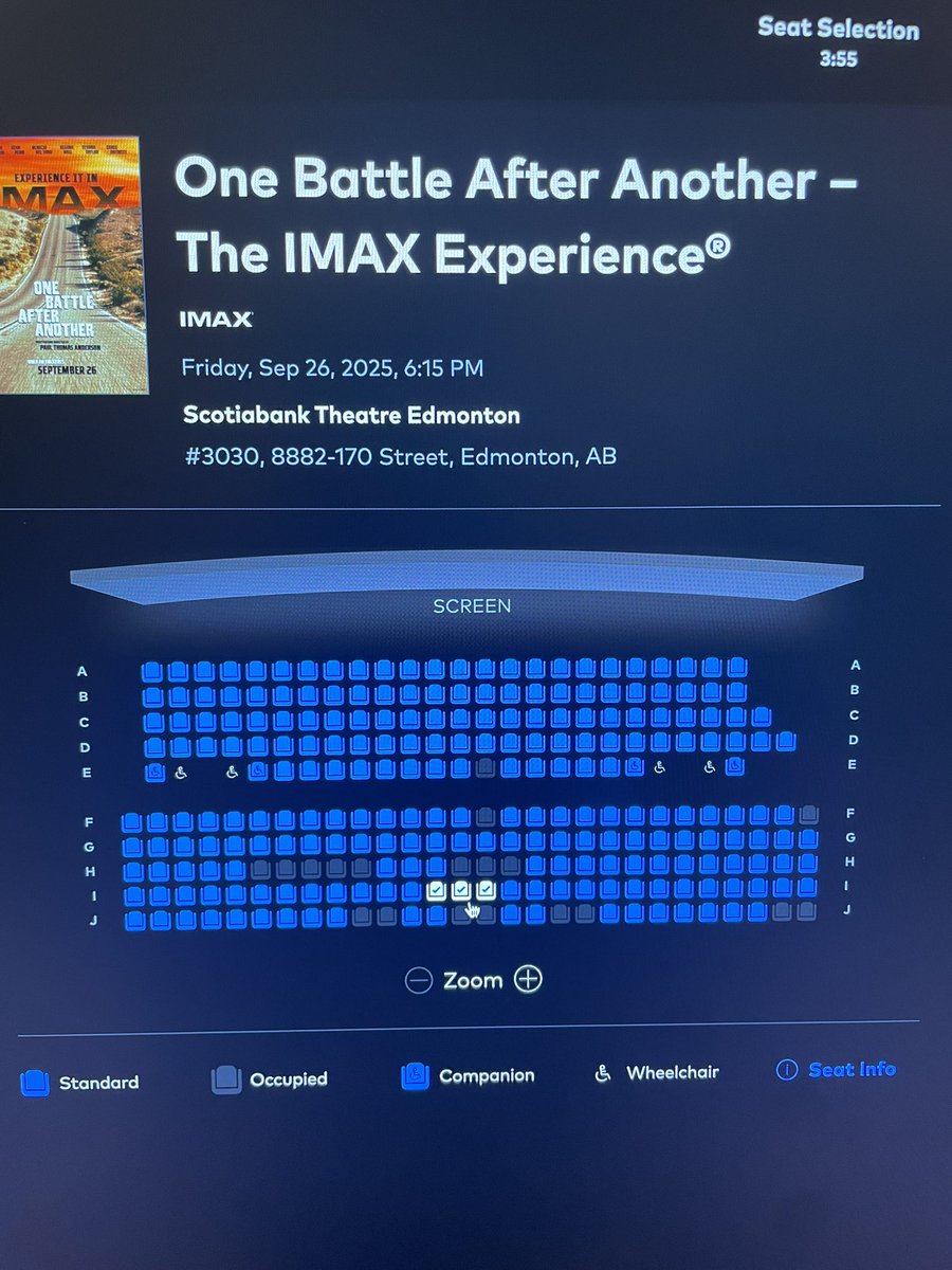 brianlifts's tweet photo. Just got tickets to see One Battle After Another IN IMAX next Friday. I am hyped and pumped #humped https://t.co/x5Ubkvpa4b
