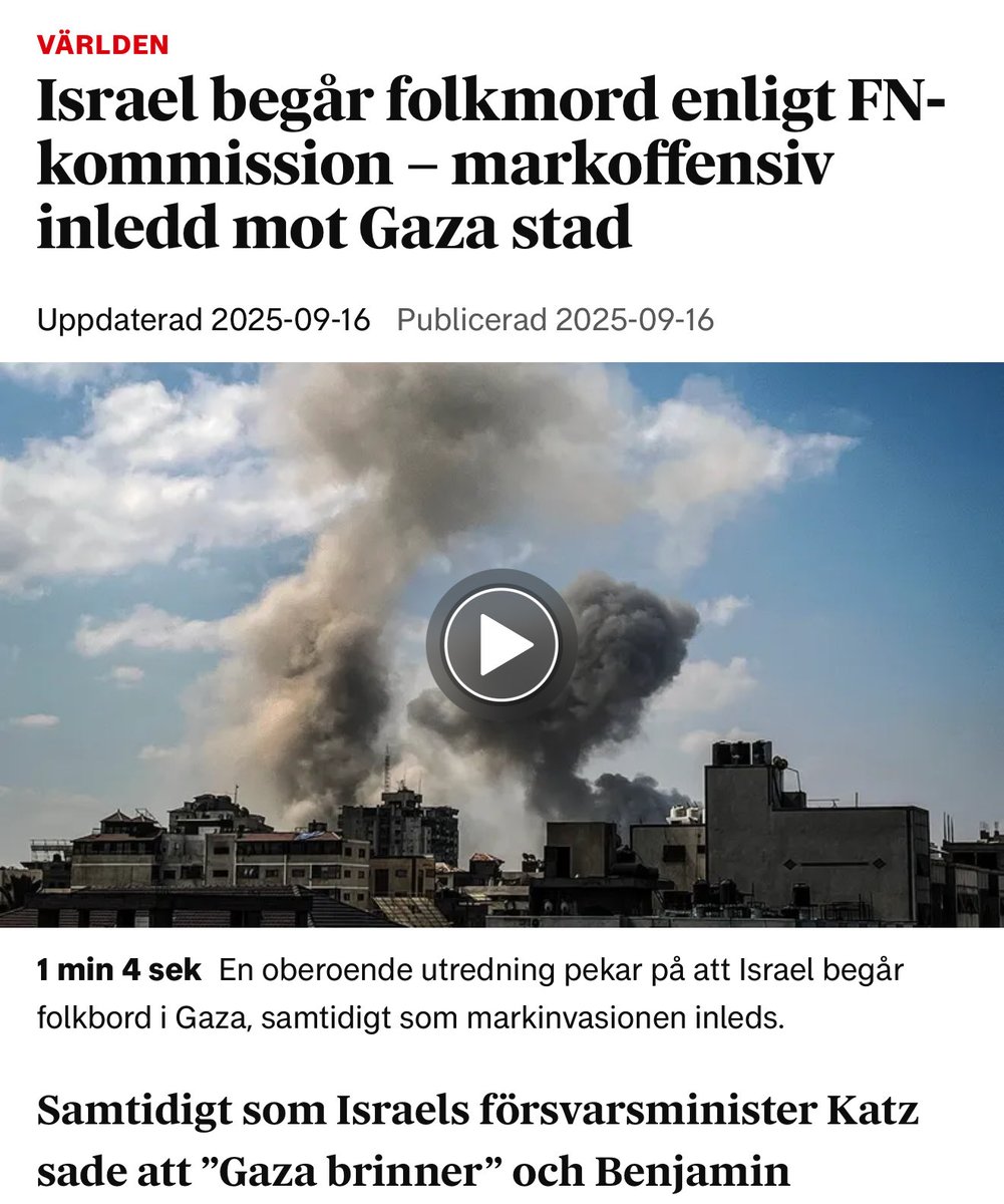 Omvärlden har nu en juridisk skyldighet att ingripa militärt för att skydda Gazas befolkning mot de israeliska ockupationsstyrkorna. Detta följer av folkmordskonventionen och ”skyldighet-att-skydda”-regelverket.
