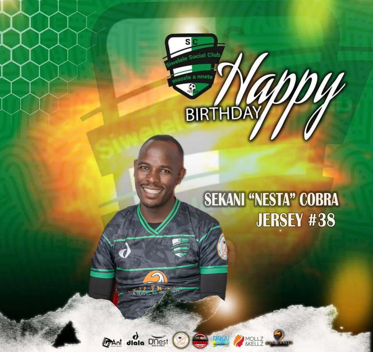 Happy birthday to our #38 and Team Medic Nesta 🥳🎂🎈

#KaBosweuLeBotala ⚪🟢⚫ #MaseleANnete #BWSocialClubs #NationalTeam