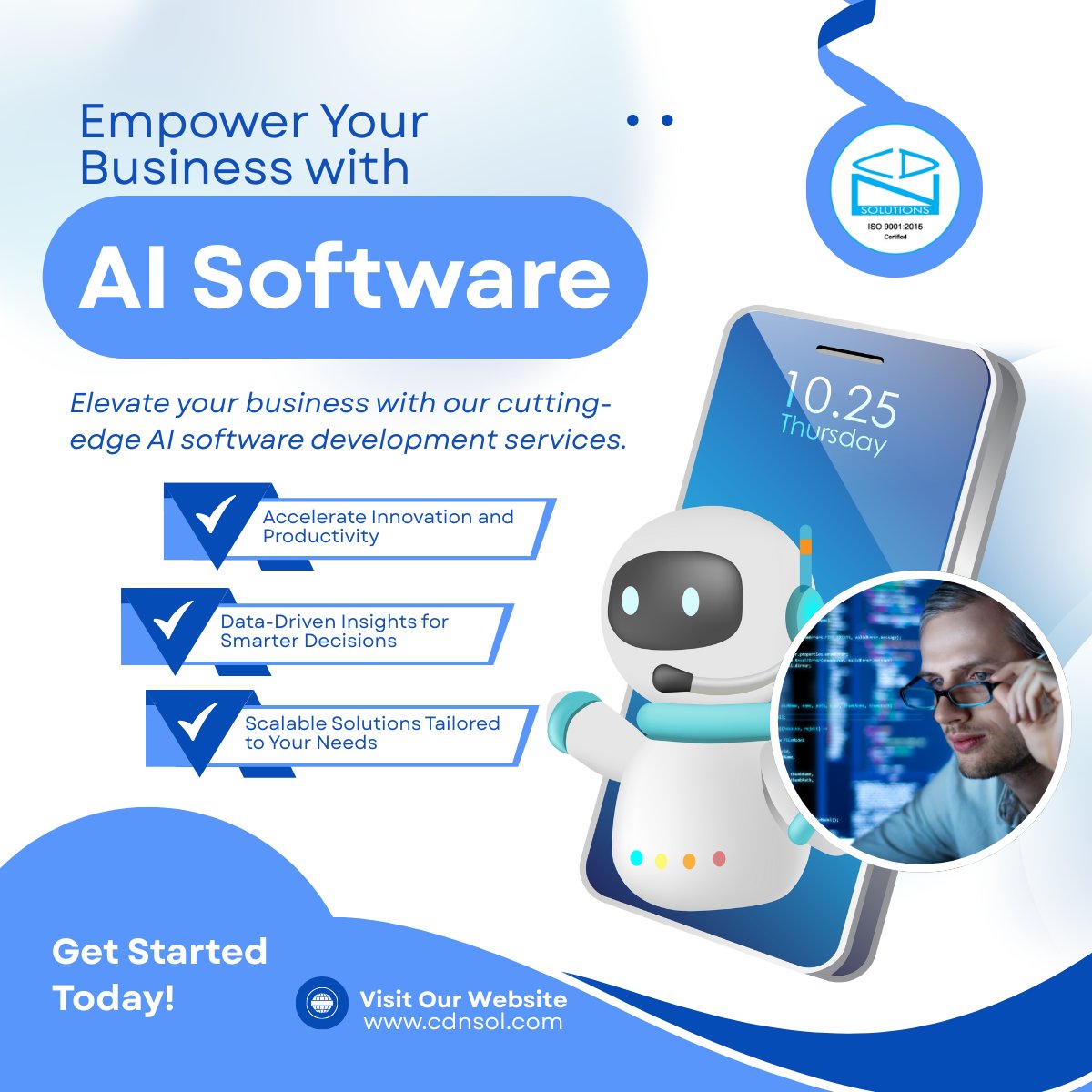 cdnsolutions's tweet image. 🚀 Empower Your Business with AI Software🌐
#AISolutions #AIForBusiness #SoftwareDevelopment #Innovation #MachineLearning #DataDriven #TechTransformation #CDNSolutionsGroup