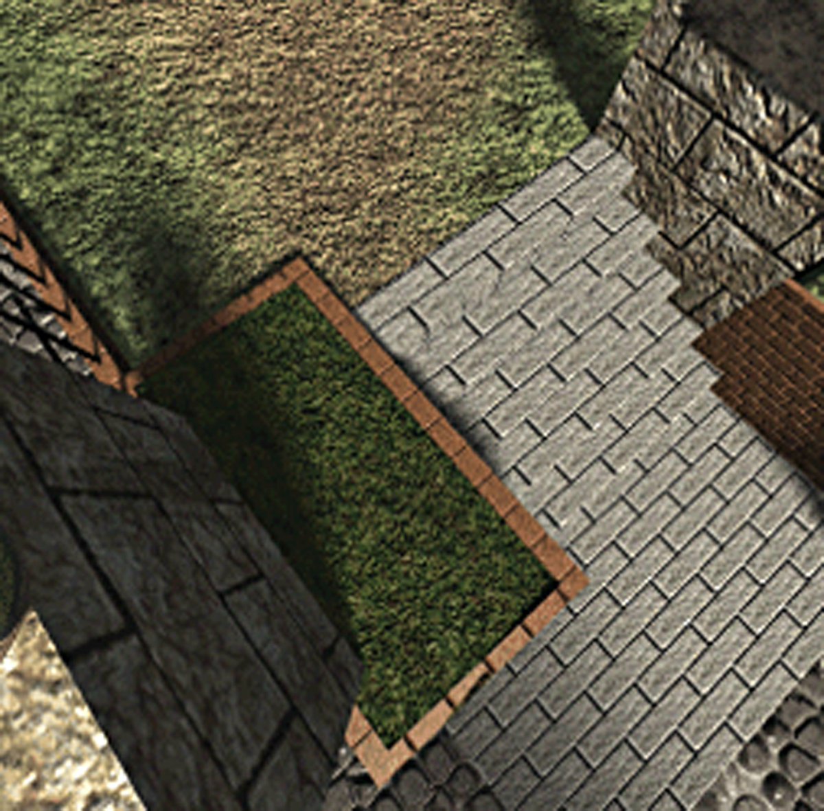 Unused pre-rendered backgrounds from The Legend Of Zelda: Ocarina Of Time (1998)