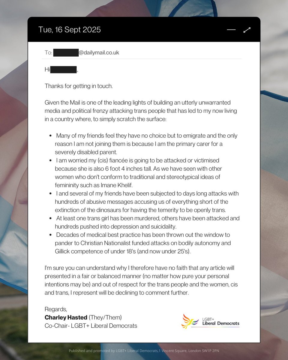 LGBT+ Lib Dems 🏳️‍🌈🏳️‍⚧️ 🔶 tweet media
