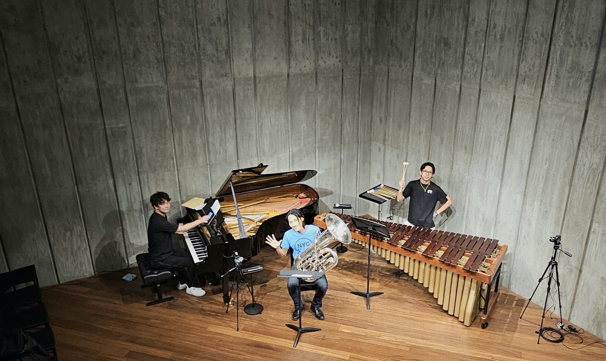 pmt_3_ensemble's tweet image. 会場リハーサル始まりました。
当日券もご用意しております。

ご来場、ご視聴お待ちしております。

◆配信チケット
premier.twitcasting.tv/motohashihayat…

マリーコンツェルト @mk_haus 
#藤井空 #峯崎圭輔 #本橋隼人