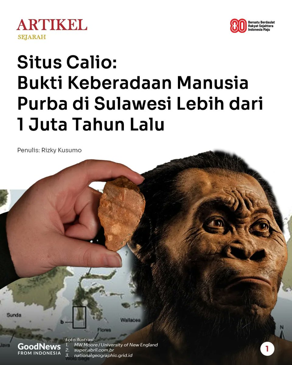 Situs Calio: Bukti Keberadaan Manusia Purba di Sulawesi Lebih dari 1 Juta Tahun Lalu

(Utas sebuah situs)