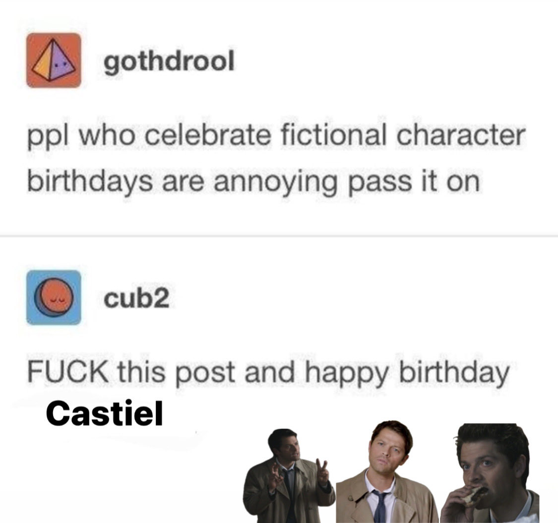 happy castiel day