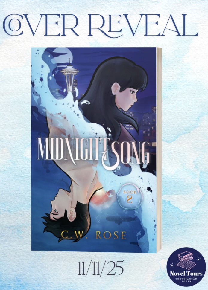 Wendyreadsbook1's tweet photo. I’m excited to be part of the #CoverReveal today for #MidnightSong by @cwrose813
Out on 11/11 this is the action-packed sequel to the award-winning romantasy novel #Oceansong
##BookTwitter https://t.co/ndyw1S2XL7