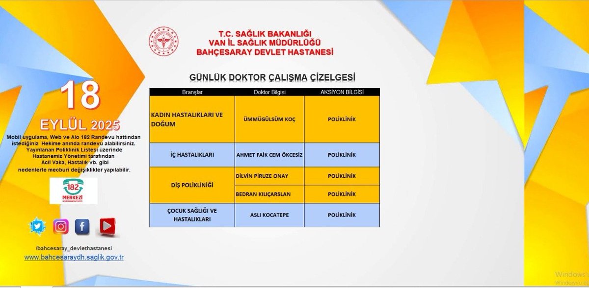Bahçesaraydevlethastanesi (@bsdhvan) on Twitter photo 