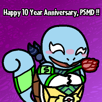 IT'S PSMD'S 10 YEAR ANNIVERSARY!!! 

(well at the time I'm posting this it isn't anymore but whatever)

Sorry for getting this one out late guys! got a bit distracted, but nonetheless! 

Serum Appreciation Day :3

#MundoMysterioso #PMD #Pokemon #pokemonmysterydungeon
