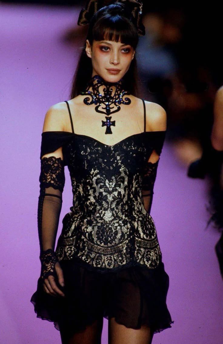 This Christian Lacroix Fall/Winter 1994 look