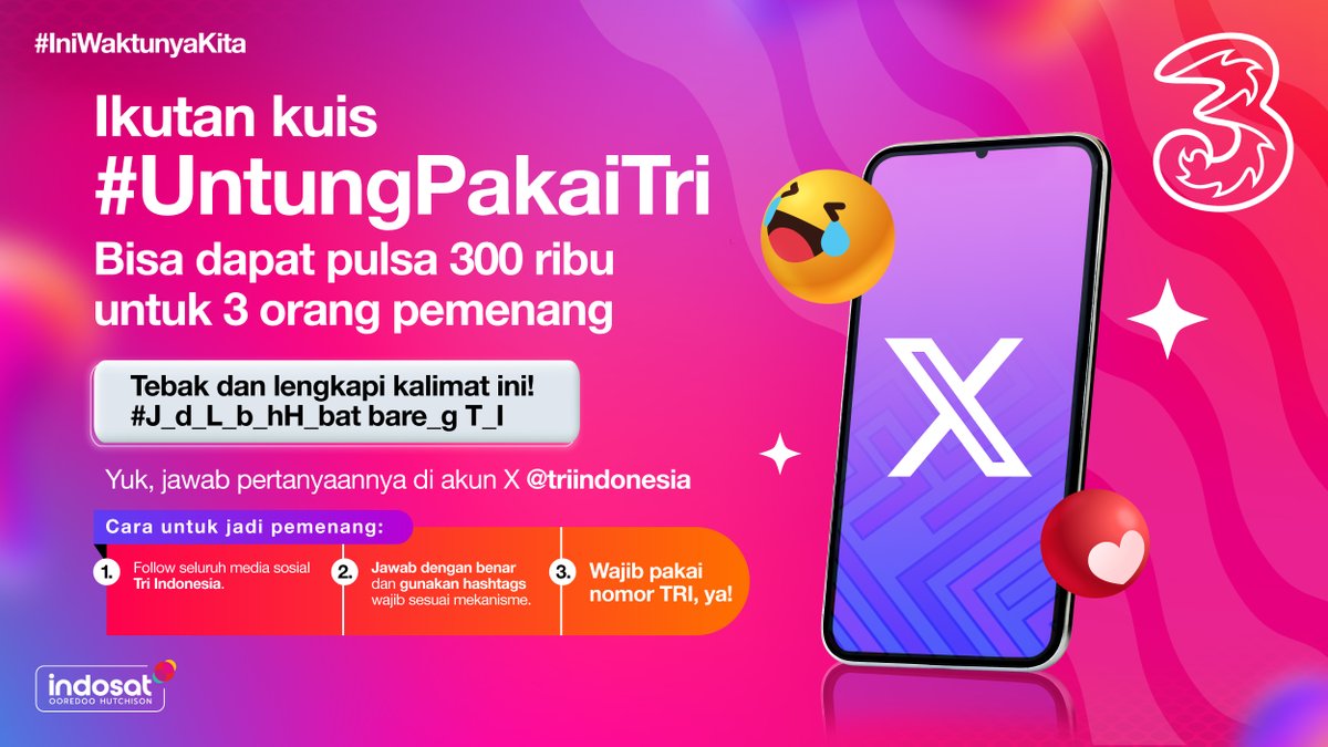 3 Indonesia tweet media