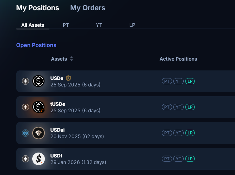 一批稳定币存款项目即将收菜
1⃣Aster之前放少了，谁知道年化这么高
2⃣ Usde系列预估11月左右, APY预估不会太高，有个30%+就知足
3⃣ USDai这个是真不知道时间，但组个LP日常17%年化也蛮香还没算空投
4⃣USDF <a href="/falconfinance/"></a> 记得去注册钱包9.28截止，$FF soon。这个能比肩aster吗