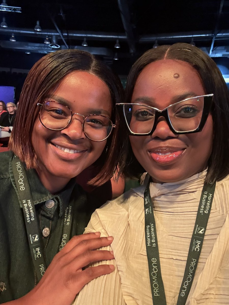 cdoubleyouwhy's tweet image. 7 years later, i made it to the IMC Conference in person after catching it virtually for the past 4 years. Elated! Found "my person" already #MarketingIsBusiness @imcconference #NedbankIMC2025