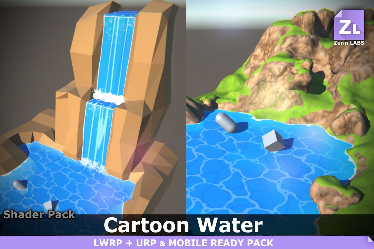 ZerinLABS's tweet image. Splishy-splashy goodness 💧🌊
Cartoon Water shader brings foam + reflections on mobile
😀👇
assetstore.unity.com/packages/vfx/s…
#unitydeveloper #8bits #retro